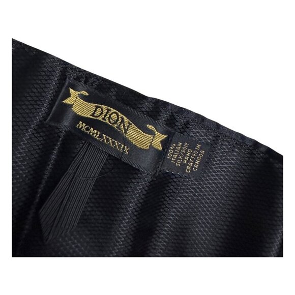 MOORES Black TUXEDO Luxury Designer 3-Piece Blazer Pants SUIT SET Mens XL - Picture 5 of 11